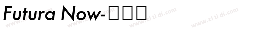 Futura Now字体转换